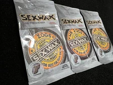 Sexwax Air Freshener Mr. Zogs Coconut Scent 3 pack Surf Wax Air Freshener