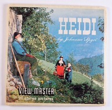 View-Master Heidi Johanna Spyre 3 reel packet booklet B425