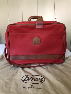 bric's valigia per Weekend di pelle rossa e cuoio, pregiata | eBay