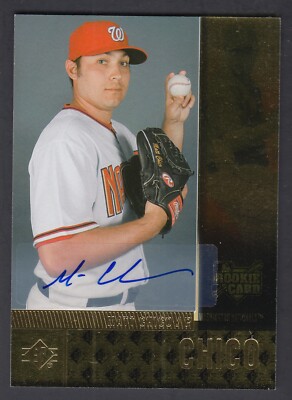 Matt Chico 2007 SP Rookie Edition Autograph Card #108 Nationals | eBay