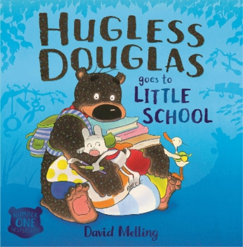 David Melling Hugless Douglas Goes to Little School Board boo (Libro di cartone)