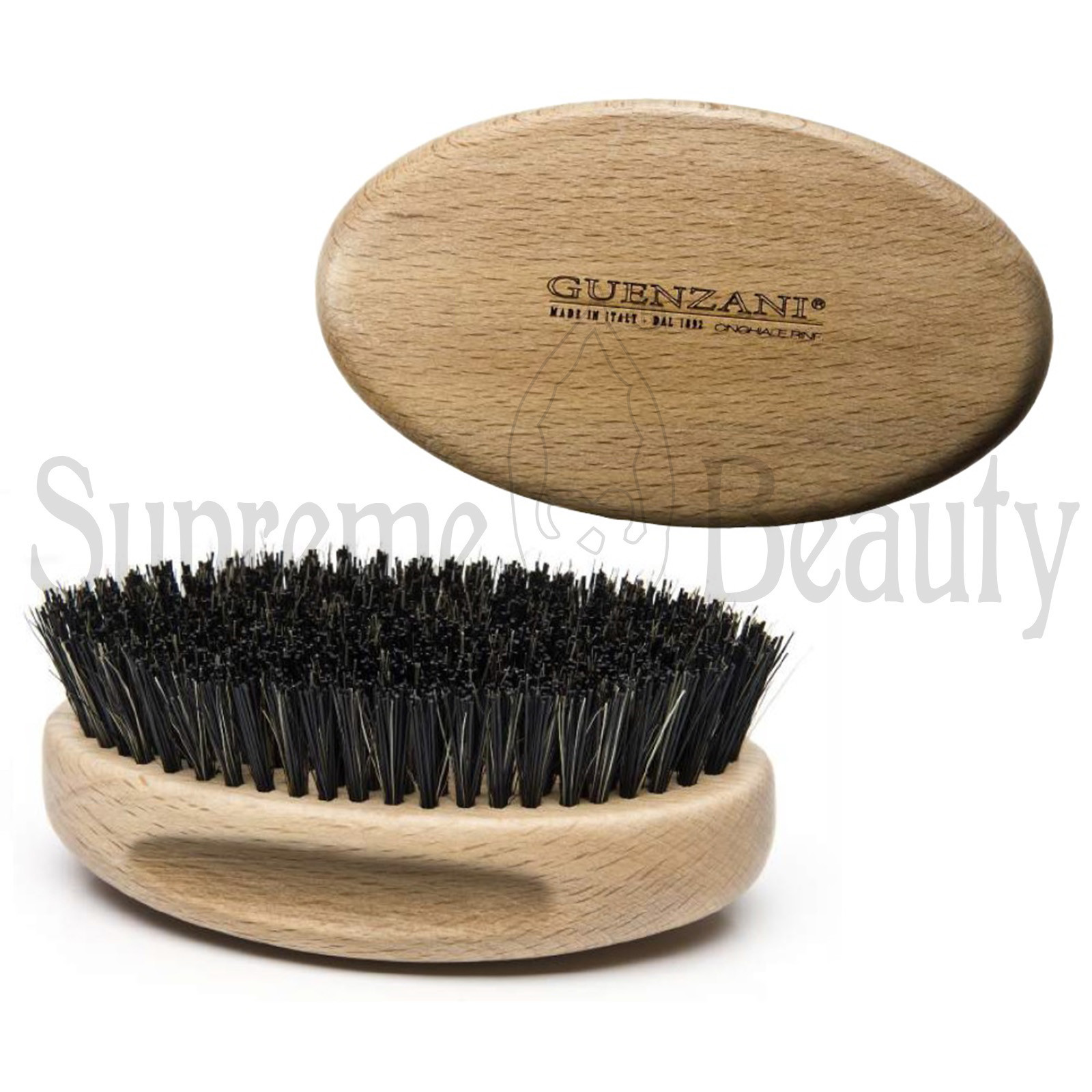 GUENZANI SPAZZOLA BARBA E BAFFI GRANDE CHIARA PROFESSIONALE BARBIERE BARBER SHOP