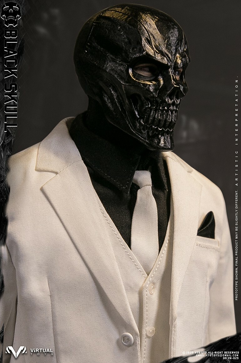 VTS TOYS 1/6 Black Skull VM-029 Action Figure Collection In Stock
