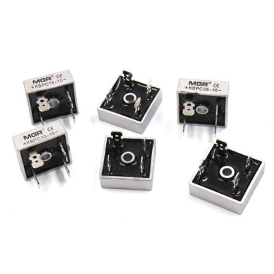 10A-50A Metal Case Single Phases Diode Bridge Rectifier Heat Sink KBPC5010 1000V
