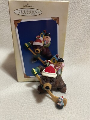 Hallmark Hockey Thrills Nick and Christopher 2005 Christmas Ornament NEW