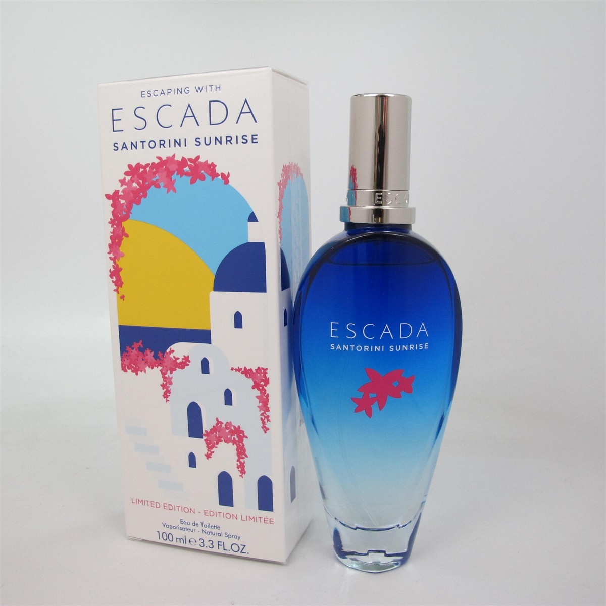 ESCAPING WITH SANTORINI SUNRISE by Escada 100ml/3.3 oz EDT Spray