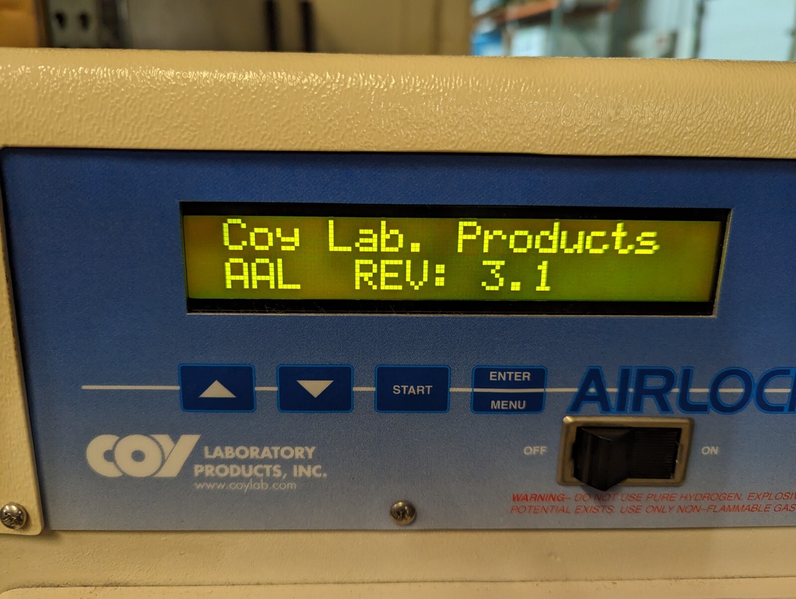 Vacuum Airlock by Coy Laboratory Products Anaerobic Chamber for Sample