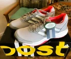 ADIDAS ADIPOWER Sport Boost 2 女式防水高尔夫鞋 F33289 灰色 8 码