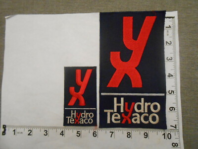  Lot of 2 HYDRO TEXACO Gas Station YX Energi NORWAY DENMARK   patches free s&h