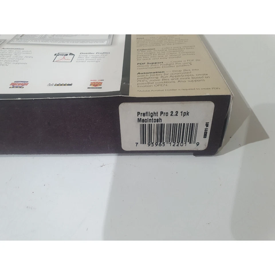 Vintage Extensis Preflight Pro 2.1 Software CD Windows With Flattening Guide - Image 4 of 4