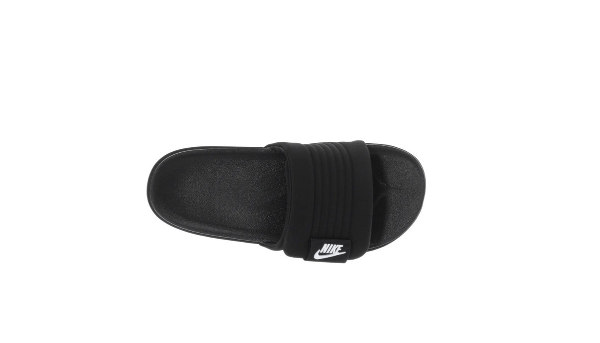 Men's Nike Offcourt Adjust Slide Black/White-Black (DQ9624
