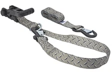 Ratchet Tie Down Strap Ergo-Torque 1.25" W X 8 ft. L Gray 800 lb Gray Pair