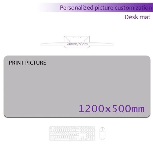 Custom Playmat Deskmat 1200x600 Diy Pink Kawaii Anime Carpet Game Genshin Mouse - Picture 20 of 20