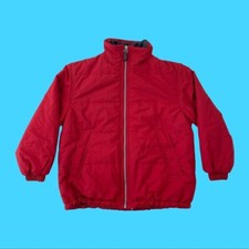 Invicta Sporty Chic Light Padded Jacket, Retractable Hood, Fleece Lined, Red, 8