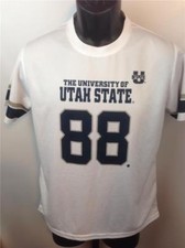New Utah State Aggies #88  Youth Size XL White 2 A Day Jersey Shirt