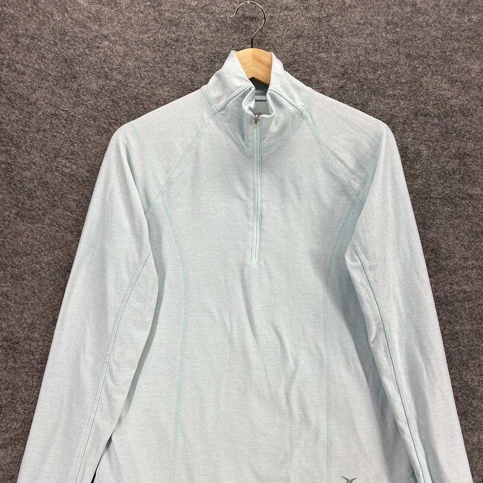 Chaqueta Activa Antigua Azul Marino Mujer M Mediana Azul Cuello Simulado Manga Larga Semi Ajustada Foto 3 de 4