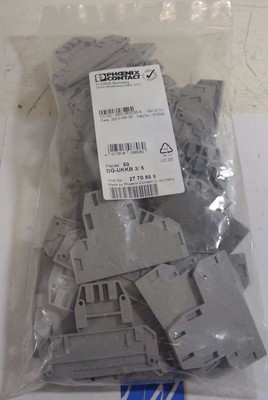 Phoenix Contact DG-UKKB 3/5 Terminal Block End Barriers NEW BAG OF 50