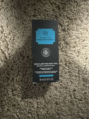 The Body Shop Himalayan Charcoal Skin Clarifying Night Peel 1.0 0z. New In Box