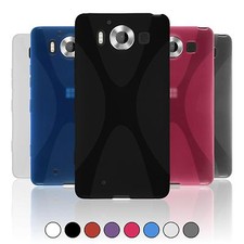 Silikon Hülle für Microsoft Lumia 950  X-Style + 2 Schutzfolien