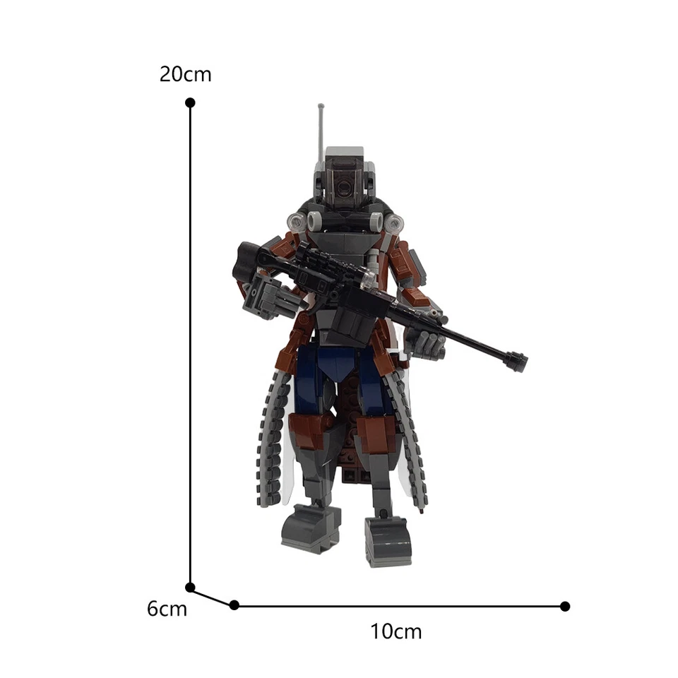 MOC: Game Characters The Waste|and Ranger Model Creative Toys 320 Pieces - Image 3 of 4