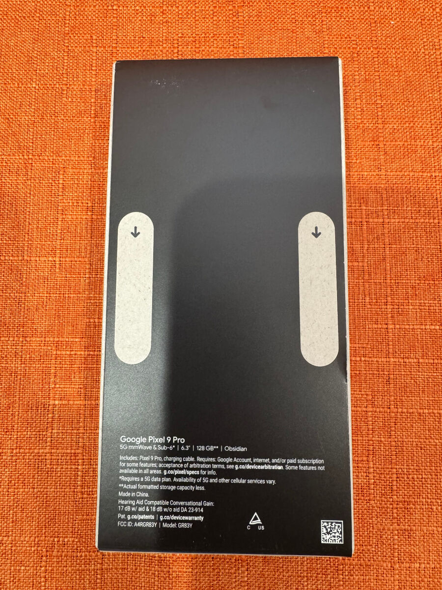 Google Pixel 9 Pro 128GB Obsidian UNLOCKED + SEALED + BRAND Google Pixel 9 Pro 128GB Obsidian UNLOCKED + SEALED + BRAND