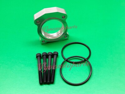 Silver Vortex Flow Throttle Body Spacer For 05-12 SCION tC & 08-11 SCION xB 2.4L