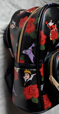 Disney Villains Roses and Thorns AOP MINI BACKPACK PALM Storybook NWT Disney Villains Roses and Thorns AOP MINI BACKPACK PALM Pink  main image 2