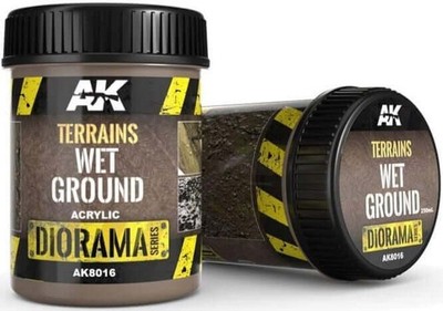 AK Interactive Terrains Wet Ground 250ml AK8016 texture terrain scenery paste