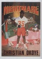 1992 Skybox Primetime Christian Okoye #197 9b3