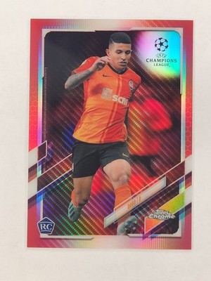 2020-21 Topps Chrome UEFA Dodo Red Carbon Fiber #74 RC PR~29 Fiorentina