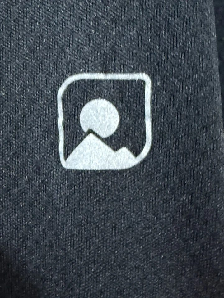 Eastern Mountain Sports Negro Techwick 1/4 Cremallera Manga Larga Capa Base Grande Usado en Excelente Condición Foto 4 de 4