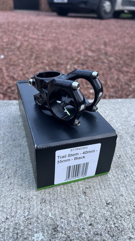 Hope TR Trail Stem Black, 35mm Clamp, 40mm Length