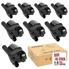 Round Ignition Coil Pack Compatible with V8 4.8 5.3 6.0 Chevy Silverado Tahoe