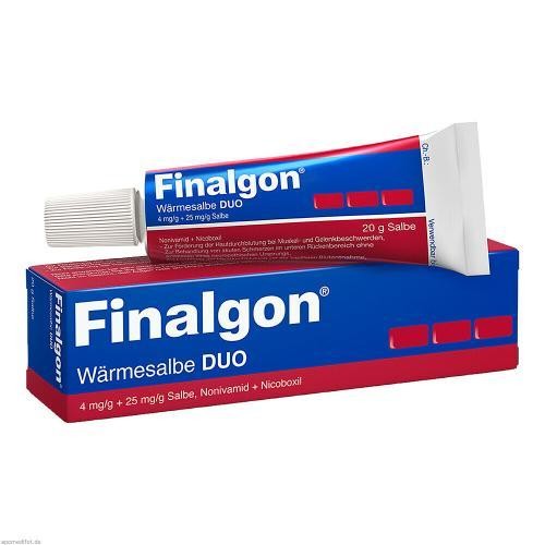 FINALGON Wärmesalbe DUO 4 mg/g + 25 mg/g 20 G PZN 13868823