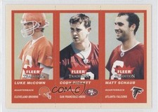 2004 Fleer Tradition Luke McCown Cody Pickett Matt Schaub #358 2b2