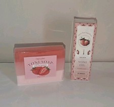 Strawberry Yoni Soap Bar  Natural Yoni Oil Set New
