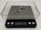 925 Sterling Silver Necklace & Earrings w/Turquoise 2.67g — photo 6