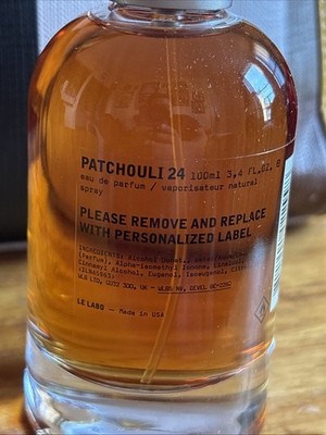 LE LABO ~ PATCHOULI 24 EAU DE PARFUM SPRAY ~ 3.4 FL No Box