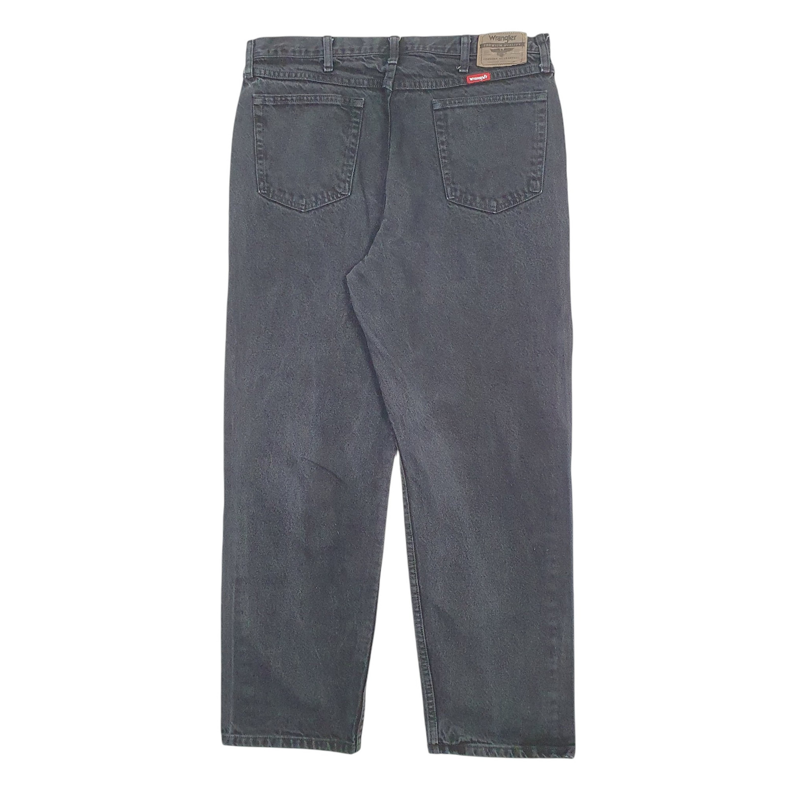 WRANGLER Relaxed Jeans Loose Fit Black Denim Trousers Mens W38 L30 image 3