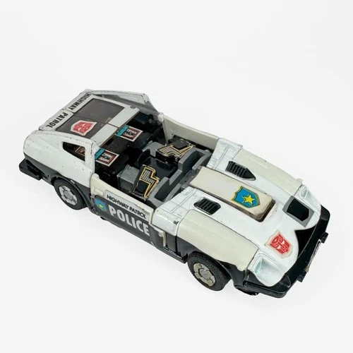 Transformers G1 Prowl 1984 Hasbro Takara Police Car Robot – Vintage No Roof