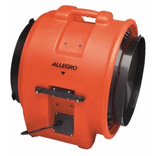 Allegro Industries 9556 Confined Space Blower,Orange,22 1/2" W