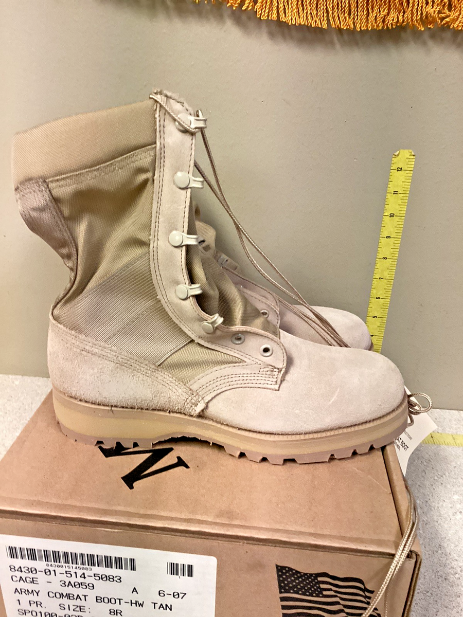 McRae Army Combat - HW Boots - Size 8R, NSN # 8430-01-514-5083 | eBay