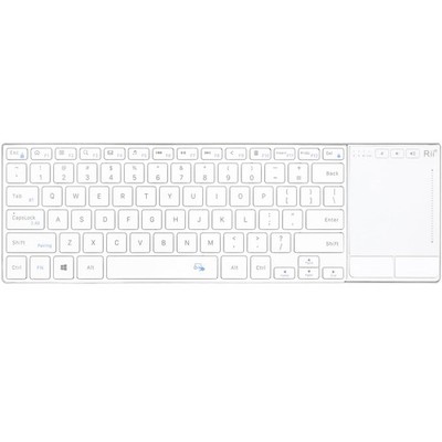K22S 2.4G Wireless and Bluetooth Touch TV Keyboard with Easy Media Control an...