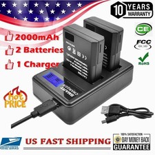2x For Nikon EN-EL14 2000mAh Li-Ion Battery D5500 D5600 D5300 D5200  Charger US