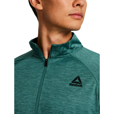 Reebok Men's Green Performance 1/4 Zip Trail Active Pullover Top SZ: 3XL 3X