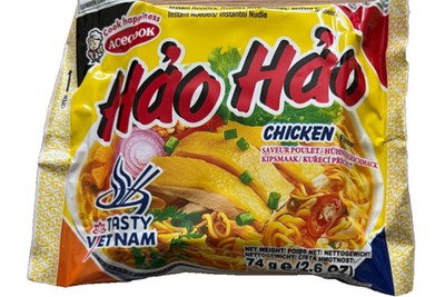 30x74g Acecook Hao Hao Instant Nudeln Chicken Flavour Huhn Instant Nudeln