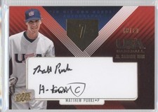 2008 USA Baseball National Teams In His Own Words 8/20 Matt Purke Auto 0q5