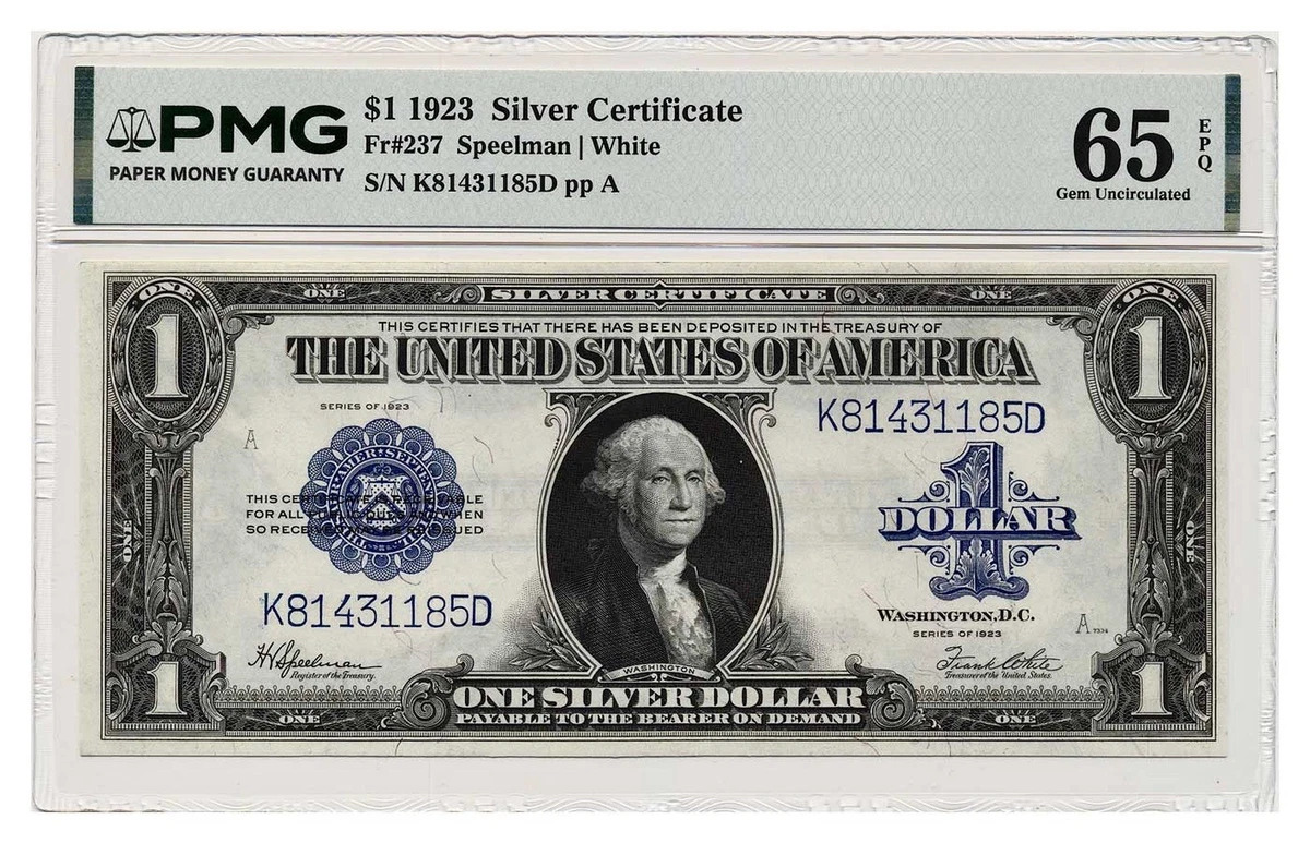 1923 $1 US Large Silver Certificates for sale | eBay