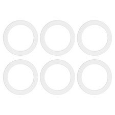 Anneau magnétique universel plastique 6 pièces blanc