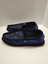 Bandana Slippers Blue House Shoes Trooper America Paisley Men's Size 14